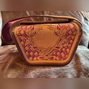 Vintage Tooled Leather Purse "SHERRI"